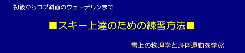 初級者から指導員クラスまでスキーの練習方法